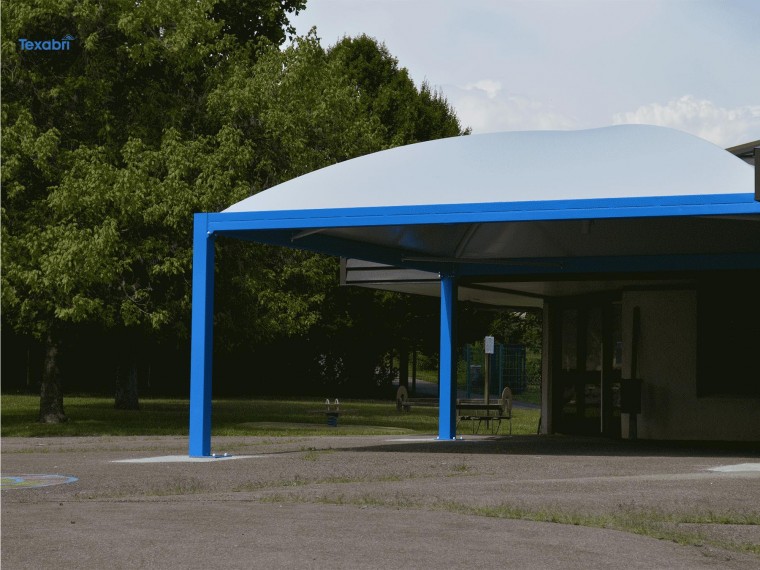 Préau d'école, école primaire de Thonon les Bains