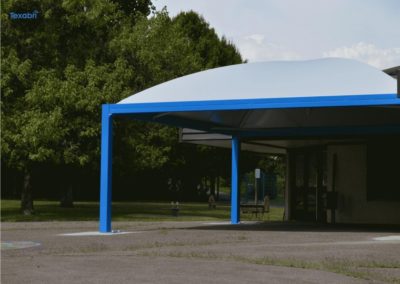 Préau d'école, école primaire de Thonon les Bains