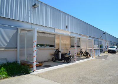Texabri, abri deux roues Essilor Vaulx-en-Velin