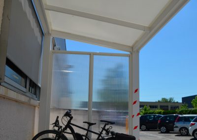 Texabri, abri deux roues Essilor Vaulx-en-Velin
