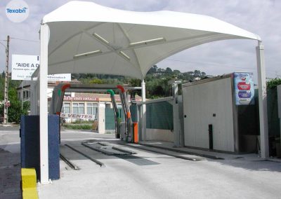 abri pour tunnel de lavage